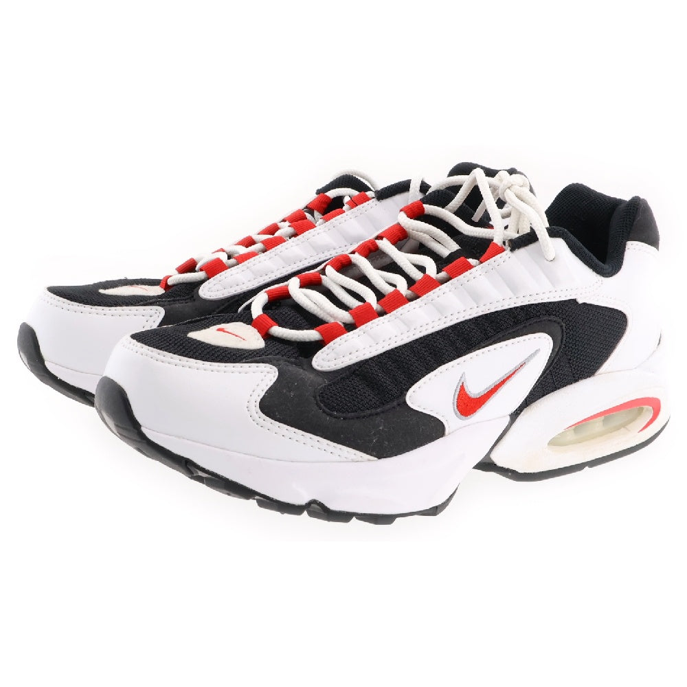 NIKE(ナイキ) AIR MAX TRIAX 96 WHITE RED BLACK エアマックス トライアックス96 ローカットスニーカー ホワイト/レッド/ブラック US9.5/27.5cm CD2053-105