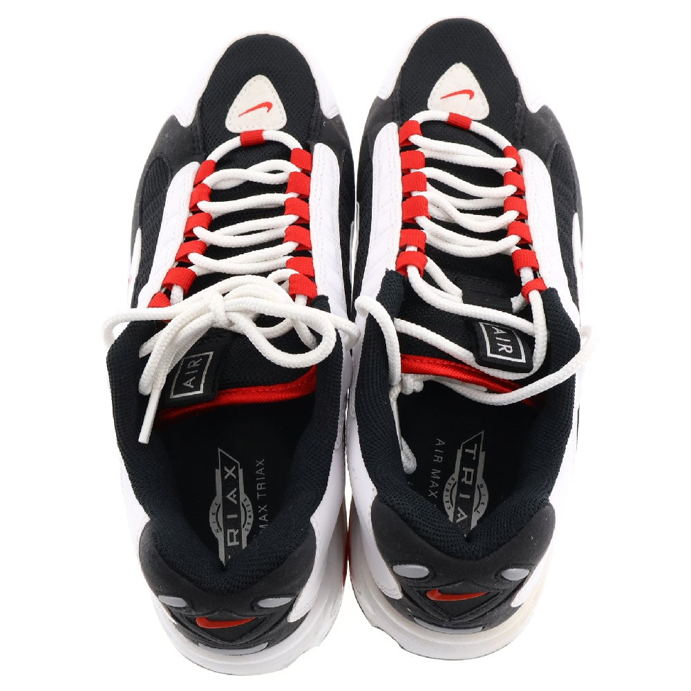 NIKE(ナイキ) AIR MAX TRIAX 96 WHITE RED BLACK エアマックス トライアックス96 ローカットスニーカー ホワイト/レッド/ブラック US9.5/27.5cm CD2053-105