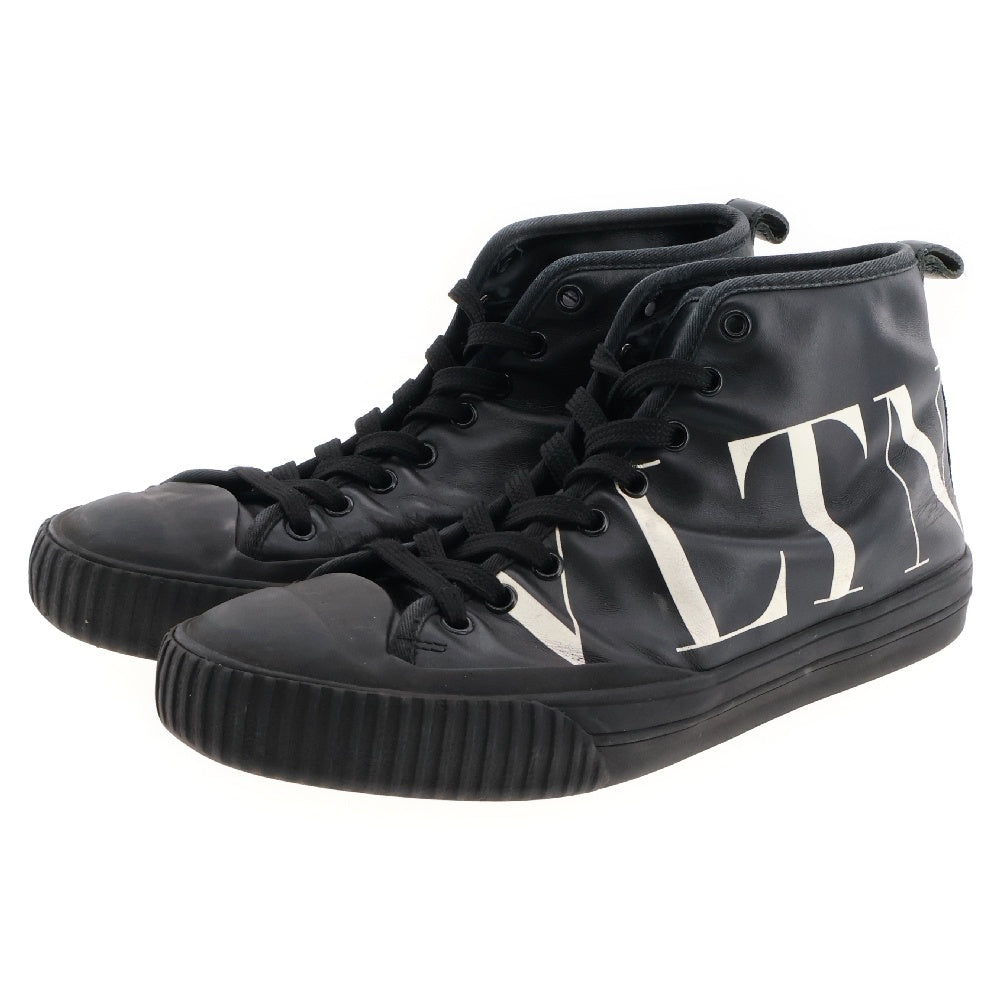 VALENTINO GARAVANI(ヴァレンチノガラヴァーニ) VLTN High-Top Sneaker ハイカットスニーカー ブラック VUQB04Y2