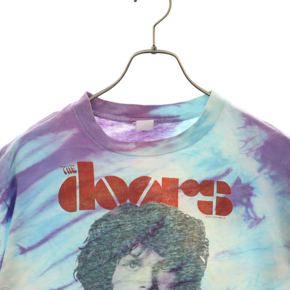 VINTAGE(ヴィンテージ) 80s Jim Morrison The Doors TEE ジム・モリソン タイダイ 半袖Tシャツ カットソー バンドT ブルー/パープル