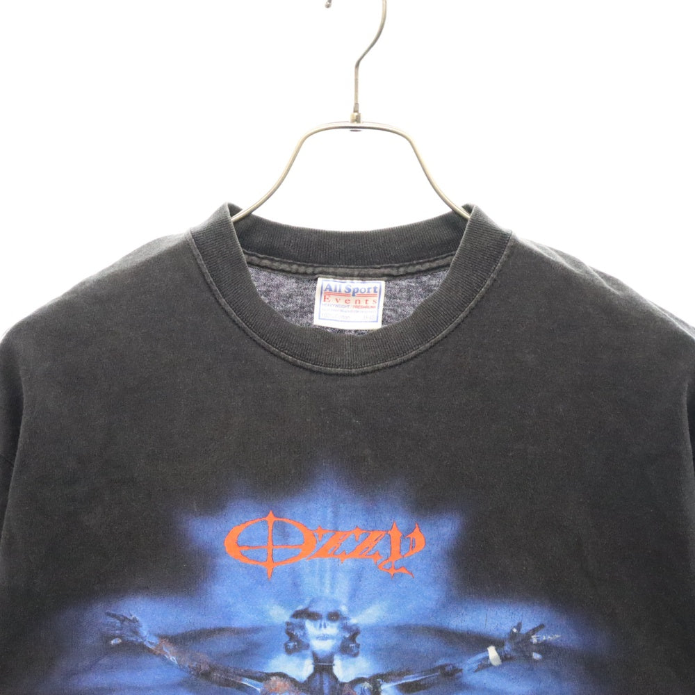 VINTAGE(ヴィンテージ) 00s Ozzy Osbourne 2002 TOUR TEE オジーオズボーン ワールドツアー 半袖Tシャツ カットソー バンドT ブラック