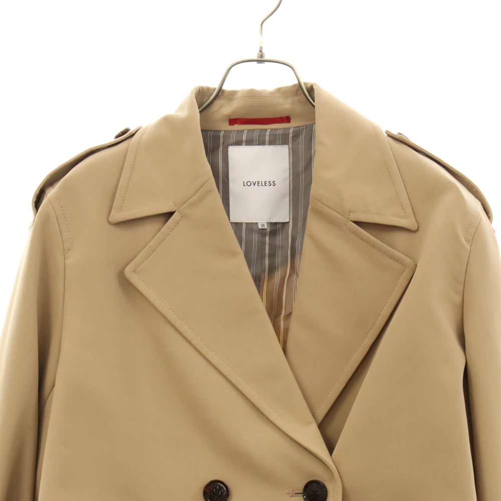 LOVELESS(ラブレス) レイヤード ロング トレンチコート ベージュ レディース 62A10-431-42