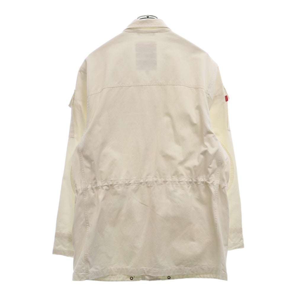 SUPREME(シュプリーム) 18SS INFANTRY JACKET フロントロゴ刺繍 インファントリー フィールドジャケット ミリタリージャケット ホワイト