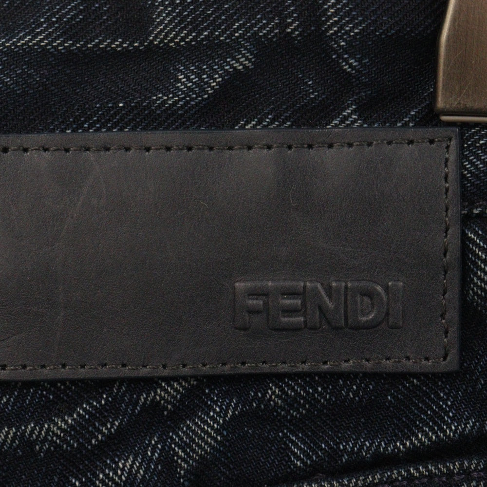 FENDI(フェンディ) ストライプジャガード デニム トラウザーパンツ ジーンズ インディゴ