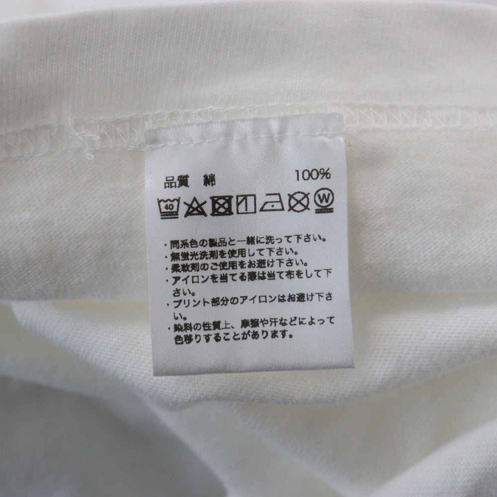 WAVY&ERIENDS(ウェイビーアンドフレンズ) フロントロゴ プリント 半袖Tシャツ カットソー ホワイト