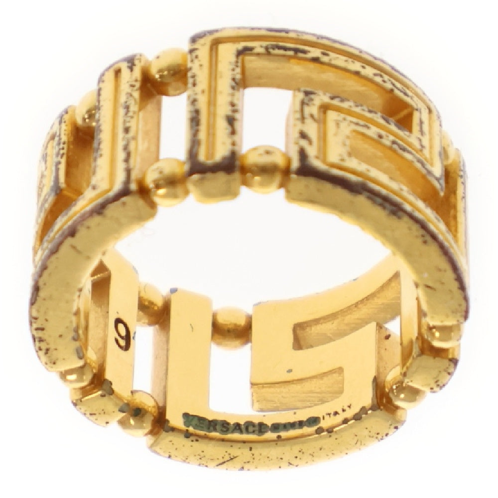 VERSACE(ヴェルサーチ) グレカリング 指輪 ゴールド 8号