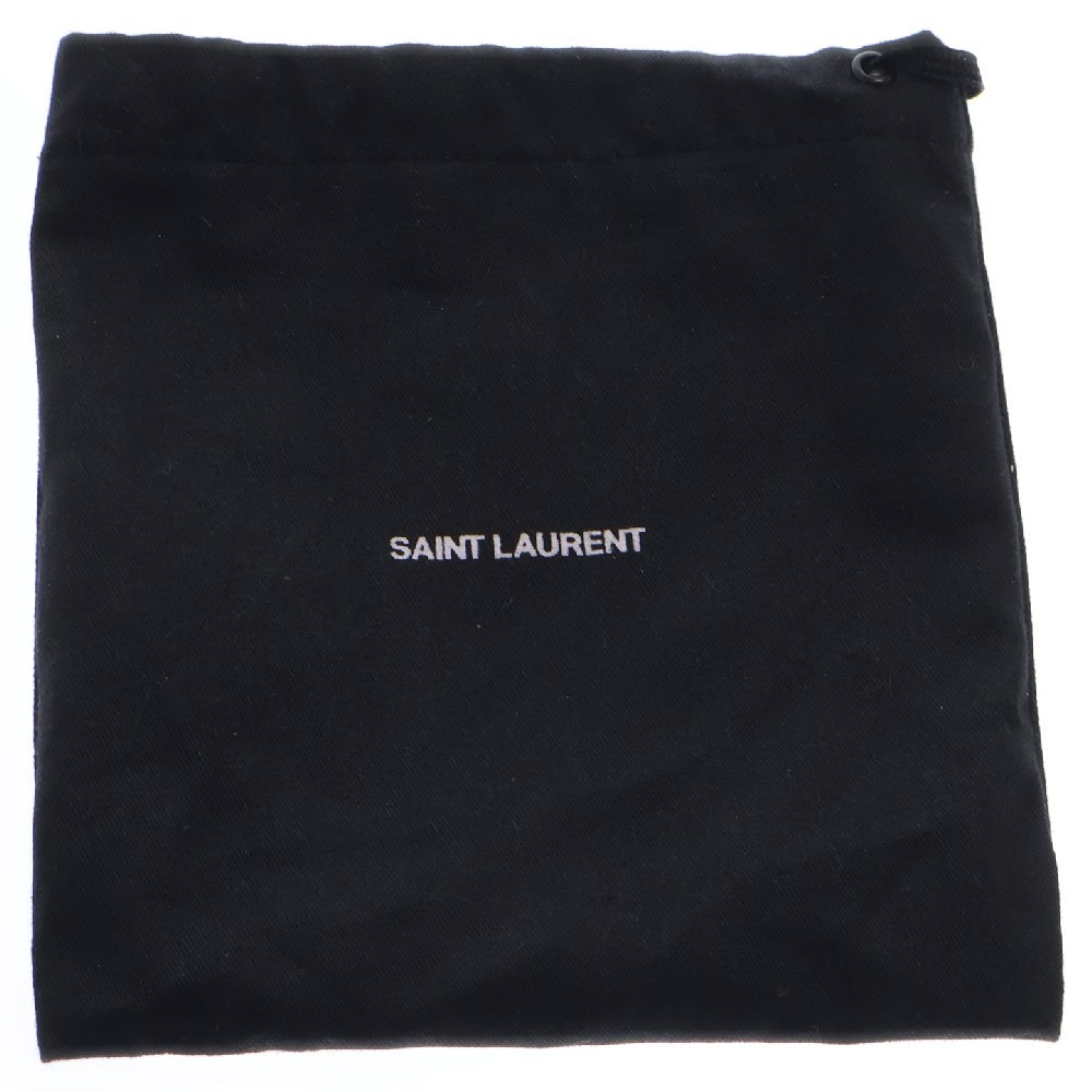 SAINT LAURENT PARIS(サンローランパリ) カサンドラ バックルレザーベルト ブラック 634440