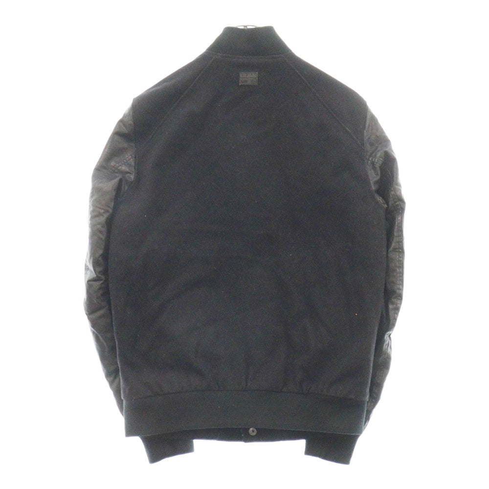 G-STAR RAW(ジースターロウ) Ab Sports Bomber Jacket ワッペン ボンバージャケット ブラック D03511-6450-990