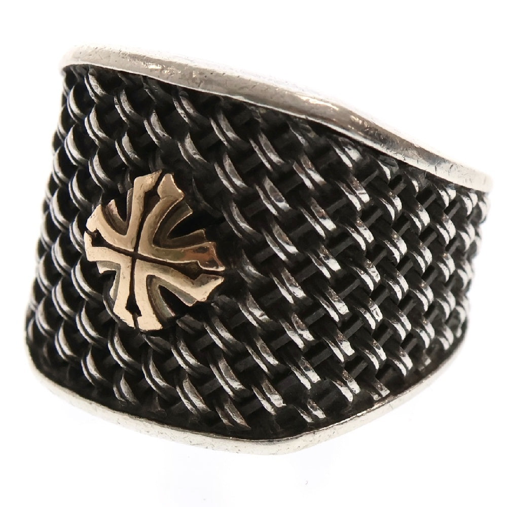 MARS(マーズ) コンポジット トゥループ ゴールドクロス リング 指輪 シルバー/ゴールド