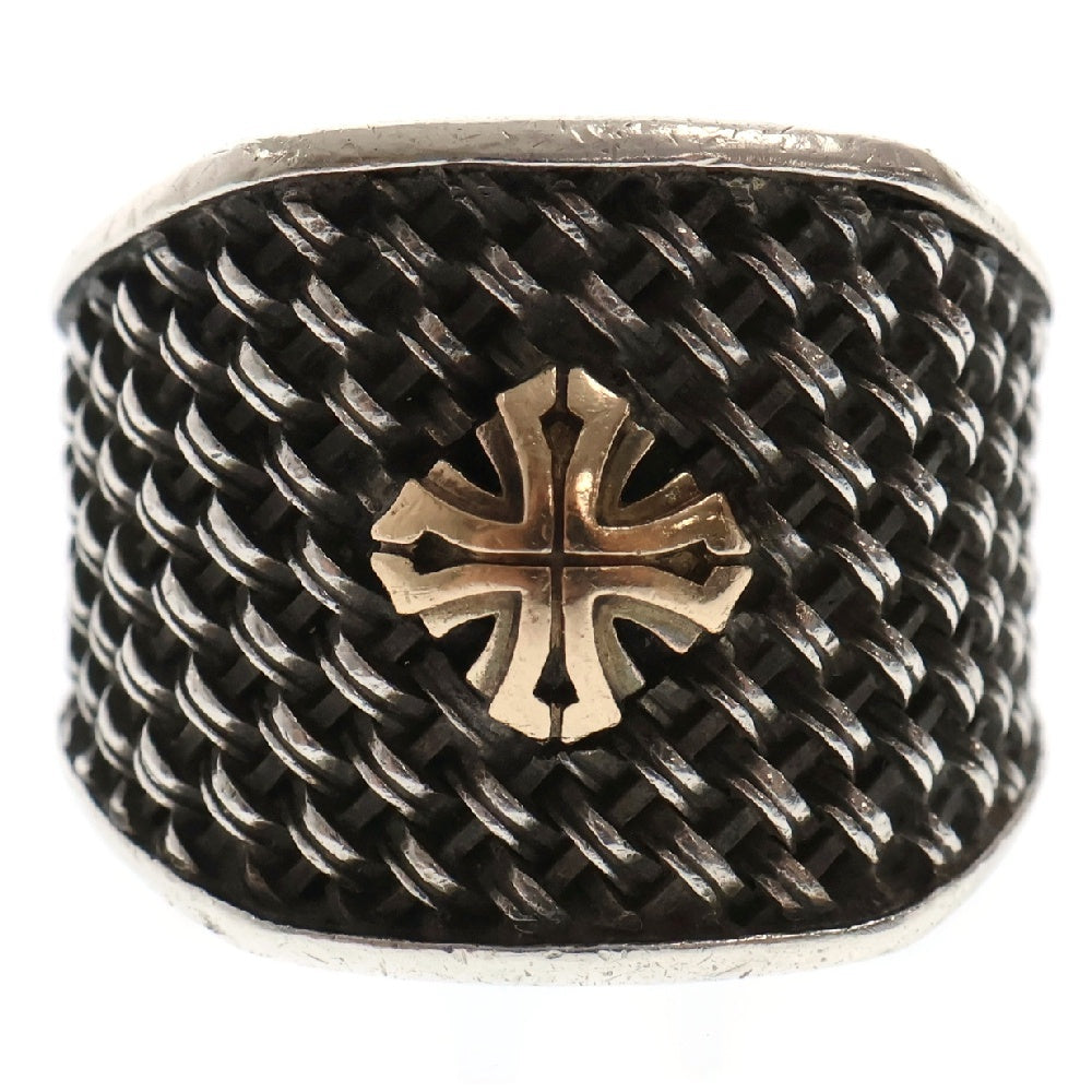 MARS(マーズ) コンポジット トゥループ ゴールドクロス リング 指輪 シルバー/ゴールド