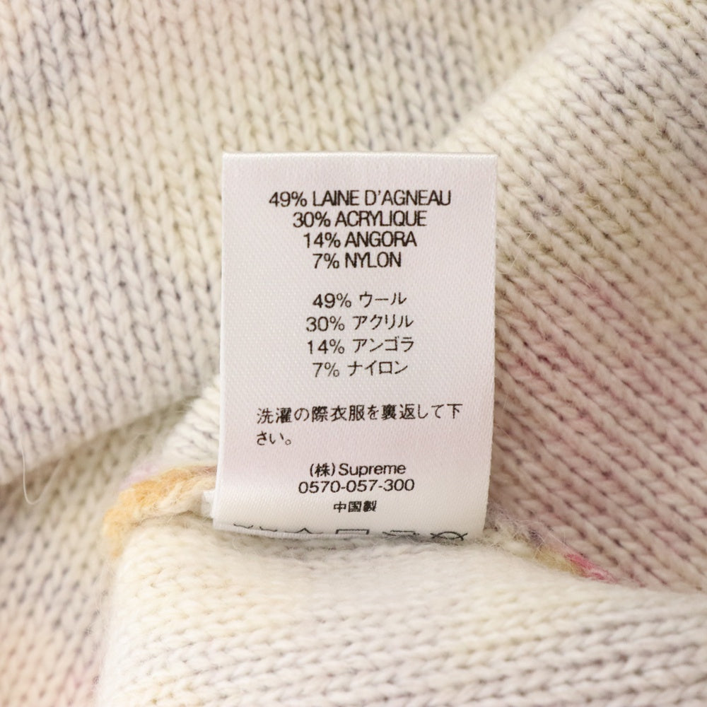 SUPREME(シュプリーム) 19SS Printed Floral Angora Sweater フローラル プリント アンゴラ クルーネックニットセーター マルチ