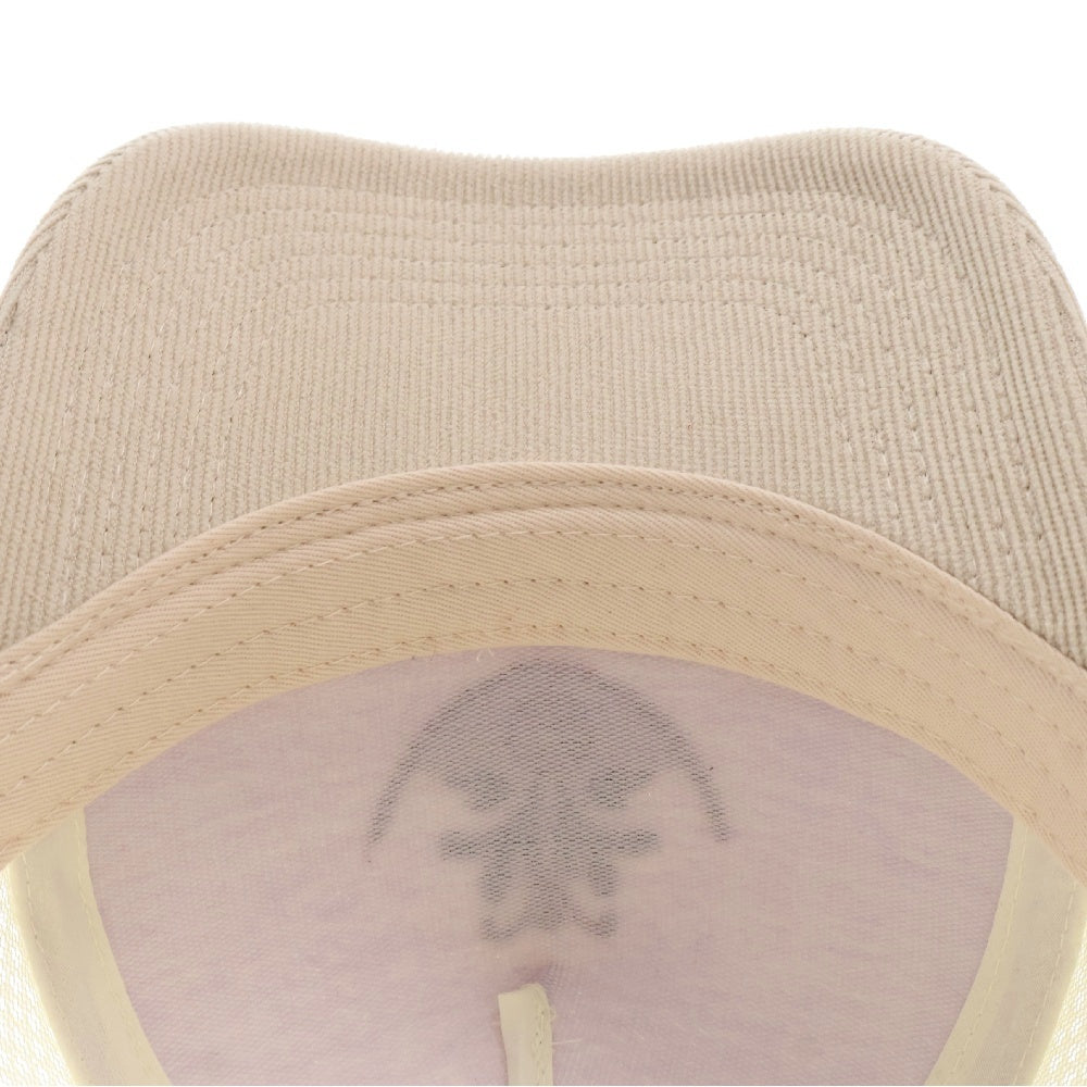 MUSO KUSO(ムソクソ) 24SS PALAZZO MUSO TRUCKER HAT ロゴ刺繍 帽子 キャップ ベージュ