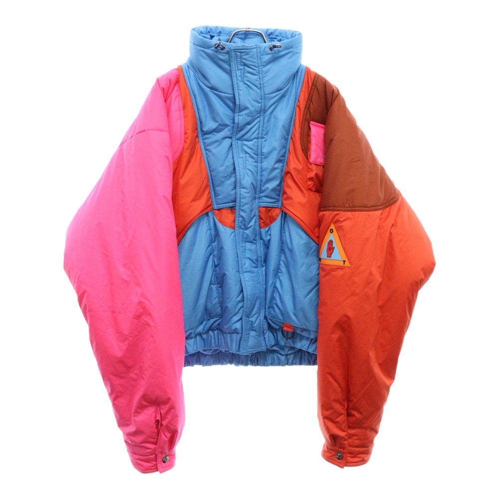 Members of THE Rage(メンバーズ オブ ザ レイジ) 23AW MOTR WINDBREAKER カラーブロック パデッドダウンジャケット マルチ MTFW23JA06366810