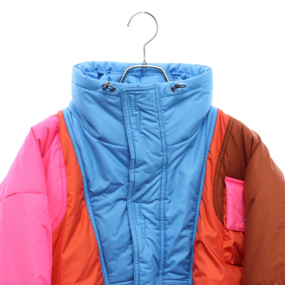 Members of THE Rage(メンバーズ オブ ザ レイジ) 23AW MOTR WINDBREAKER カラーブロック パデッドダウンジャケット マルチ MTFW23JA06366810