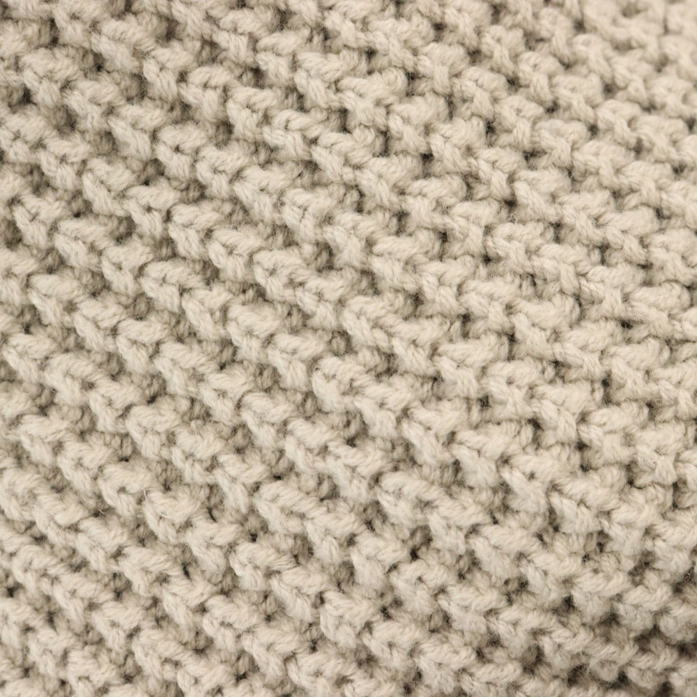 HUF(ハフ) FILMORE WAFFLE KNIT SWEATER クルーネック ワッフル ニットセーター ベージュ