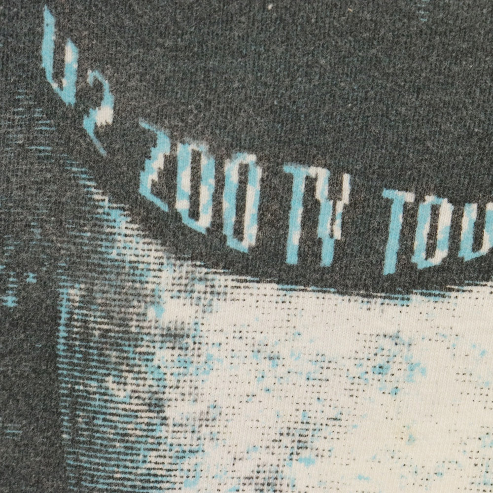 VINTAGE(ヴィンテージ) 90s U2 ZOO TV Over Print Tour Tee オーバープリント ツアープリント 半袖Tシャツ カットソー ブラック/ホワイト