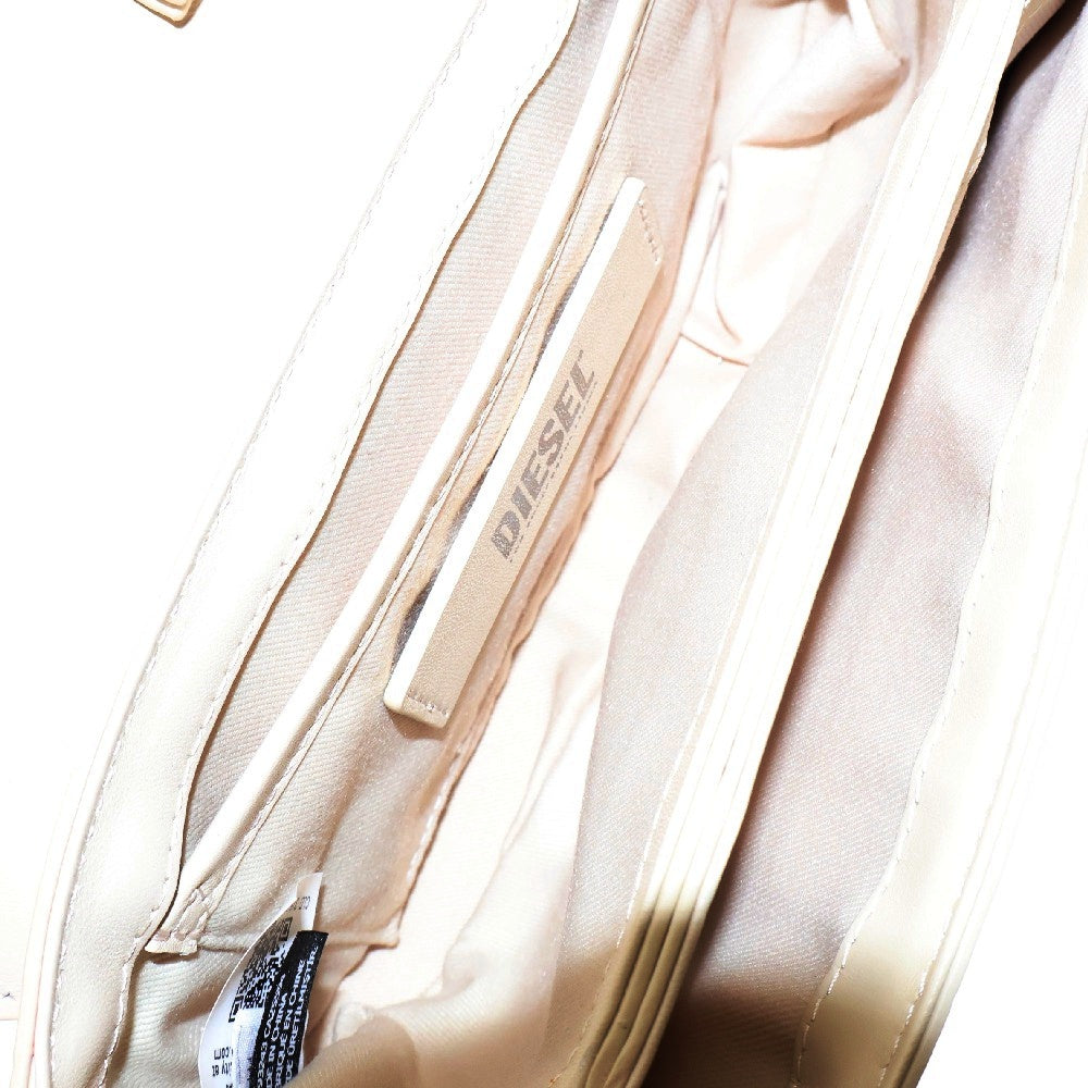 DIESEL(ディーゼル) 1DR エンボス加工 2way Dロゴ カウレザー ハンドバッグ ショルダーバッグ レディース ピンク X08396 P4723