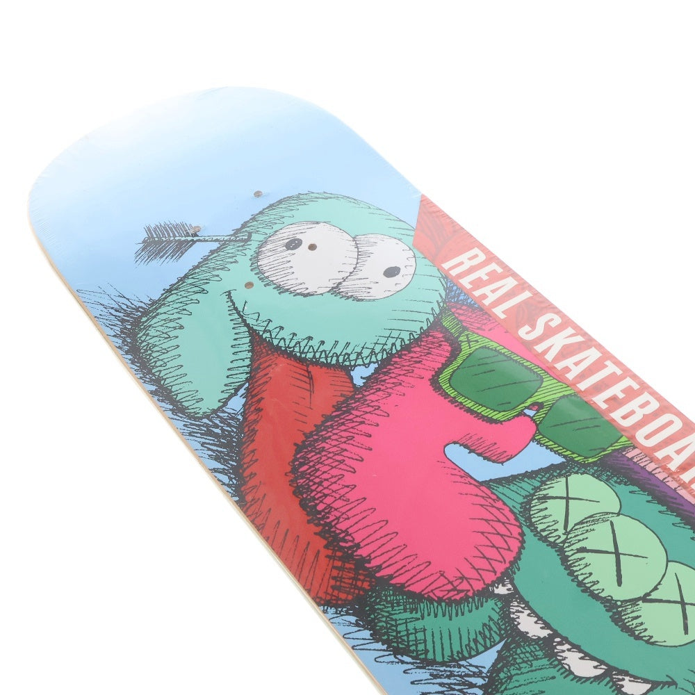 KAWS(カウズ) 2007 ×Real Skateboards Real Skateboard Deck リアルスケートボード デッキ 500本限定 オレンジ/ブルー