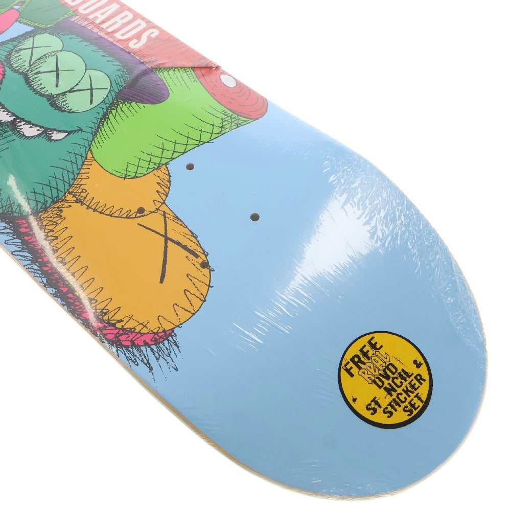 KAWS(カウズ) 2007 ×Real Skateboards Real Skateboard Deck リアルスケートボード デッキ 500本限定 オレンジ/ブルー