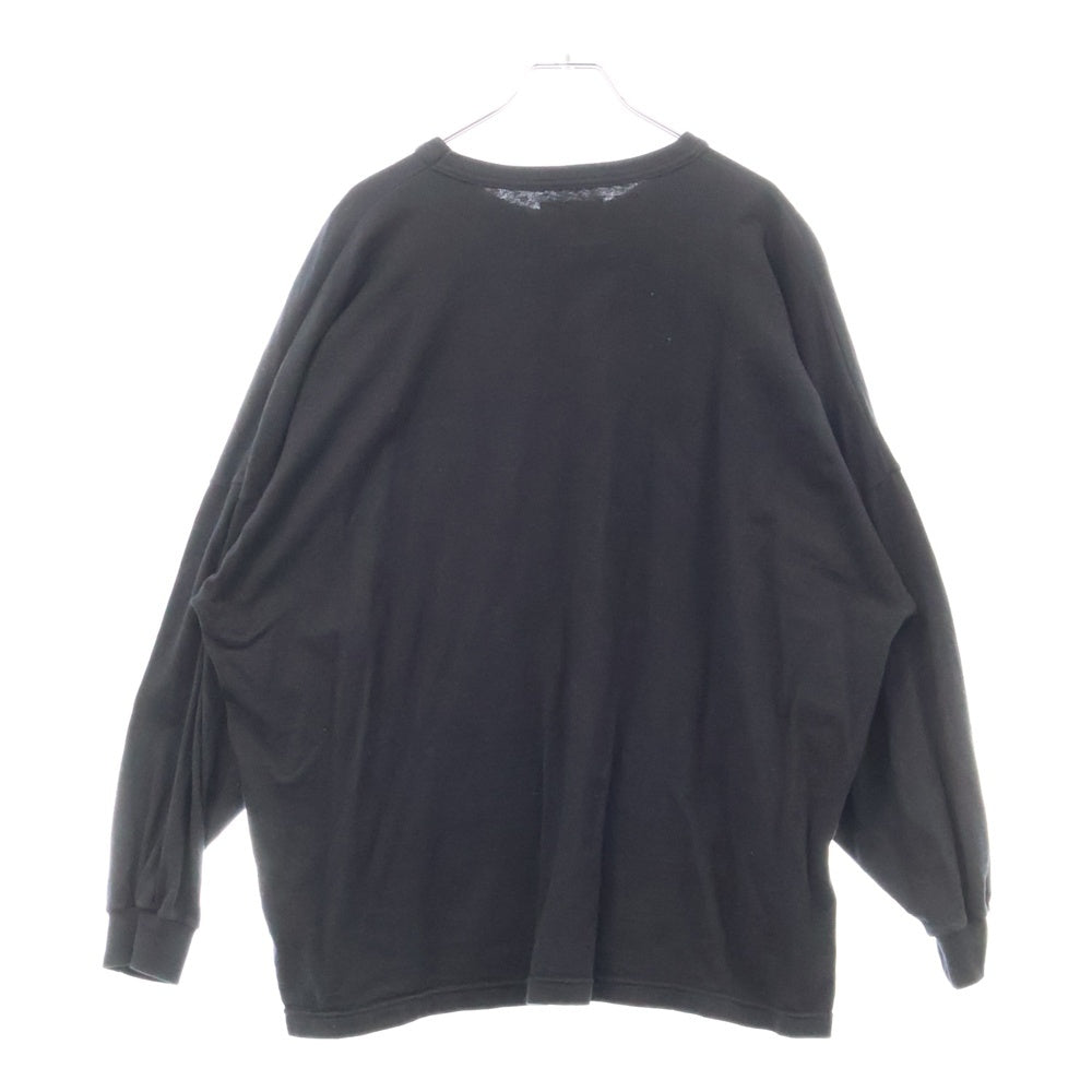WTAPS(ダブルタップス) 22AW WTUBE L/S TEE フロントポケット ロングスリーブ 長袖Tシャツ ブラック 222ATDT-CSM11