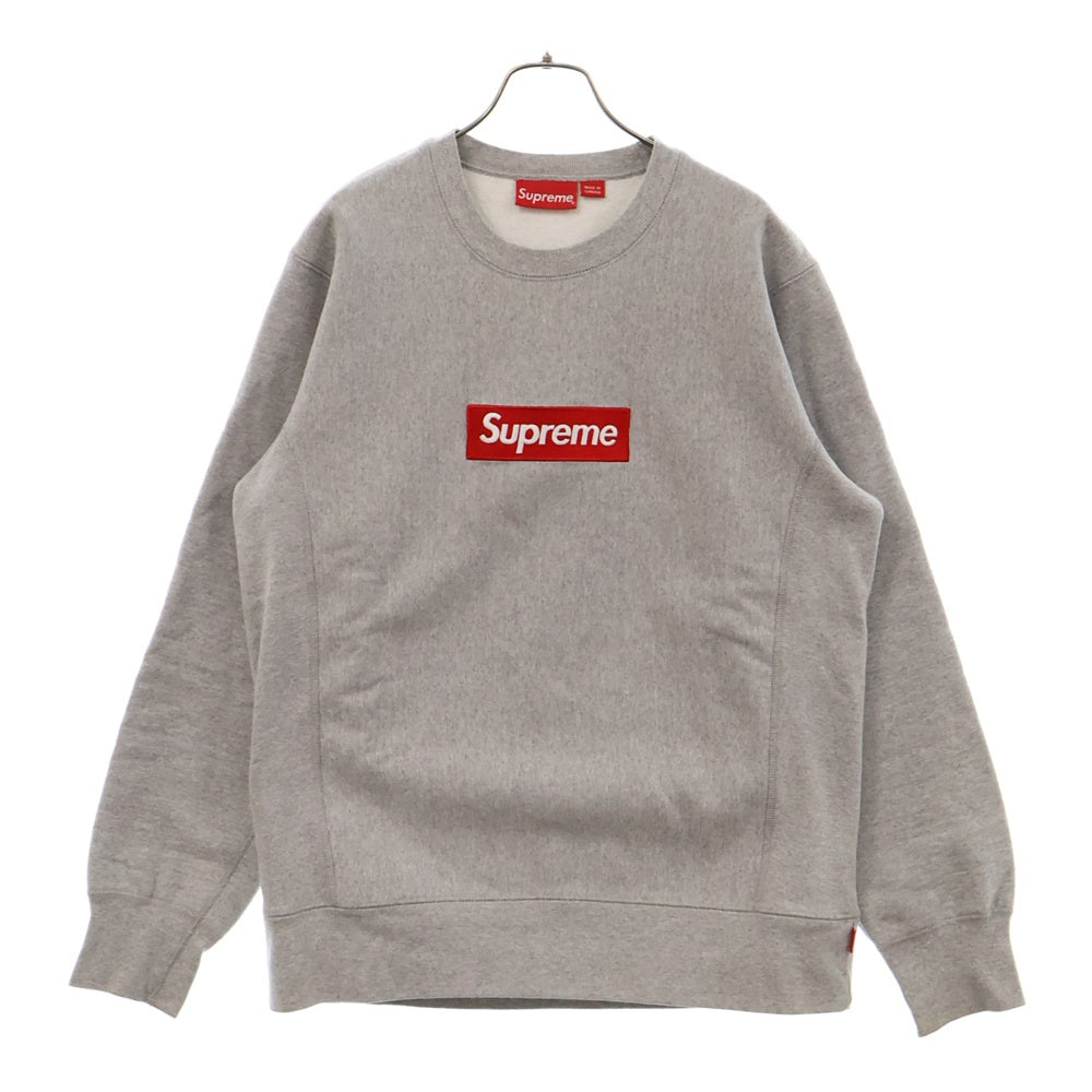 SUPREME(シュプリーム) 15AW Box Logo Crewneck ボックスロゴ クルーネック スウェットトレーナー グレー