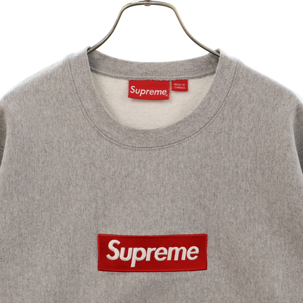 SUPREME(シュプリーム) 15AW Box Logo Crewneck ボックスロゴ クルーネック スウェットトレーナー グレー