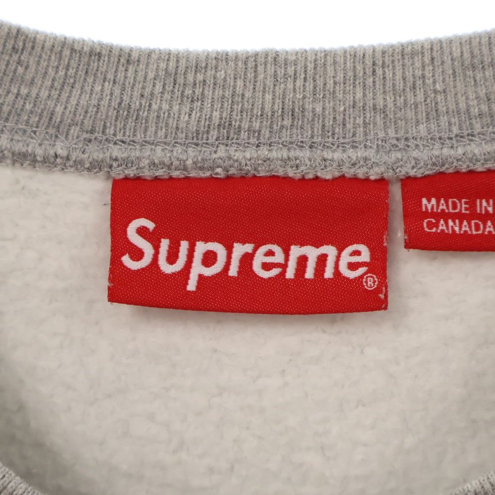SUPREME(シュプリーム) 15AW Box Logo Crewneck ボックスロゴ クルーネック スウェットトレーナー グレー