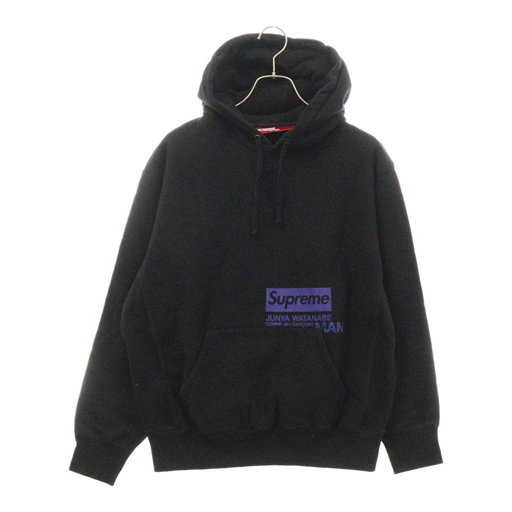 SUPREME(シュプリーム) 21AW×JUNYA WATANABE COMME des GARCONS MAN Hooded Sweatshirt ジュンヤワタナベ コムデギャルソンマン ロゴプリント スウェット プルオーバーパーカー