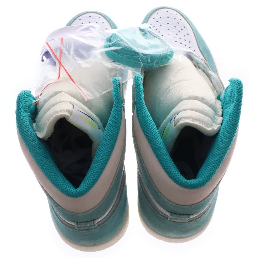 NIKE(ナイキ) AIR JORDAN 1 RETRO HIGH OG TURBO GREEN エアジョーダン1 ターボグリーン ハイカットスニーカー ライトブルー/ホワイト US10/28cm 555088-311