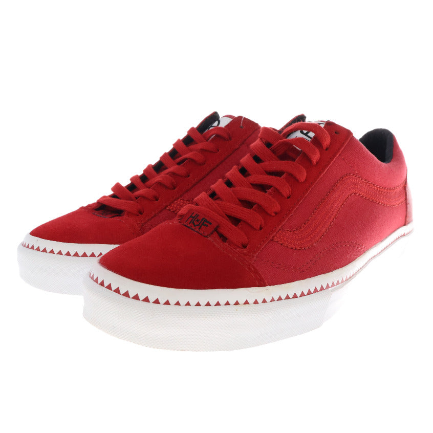 VANS(ヴァンズ) ×HUF Old SKOOL LX オールドスクール ローカットスニーカー US9/27cm レッド
