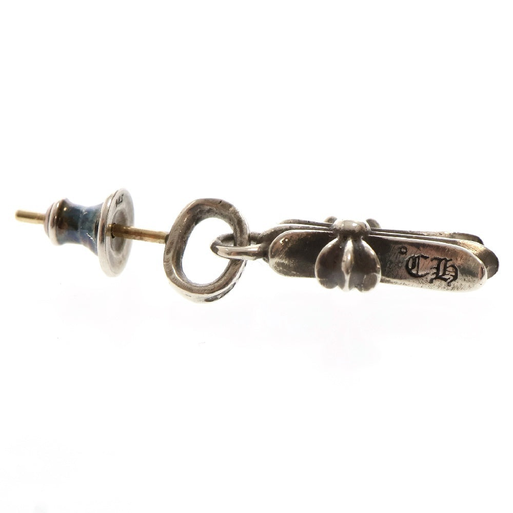 CHROME HEARTS(クロムハーツ) BBY F PPRCHN ベイビーファットクロス ドロップピアス シルバー BCA090