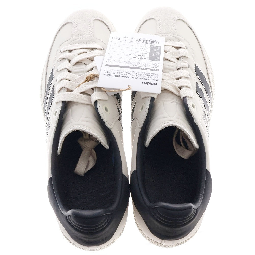 adidas(アディダス) HUMANRACE SAMBA ヒューマンレース サンバ ローカットスニーカー ホワイト/ブラック US9/27cm ID9065