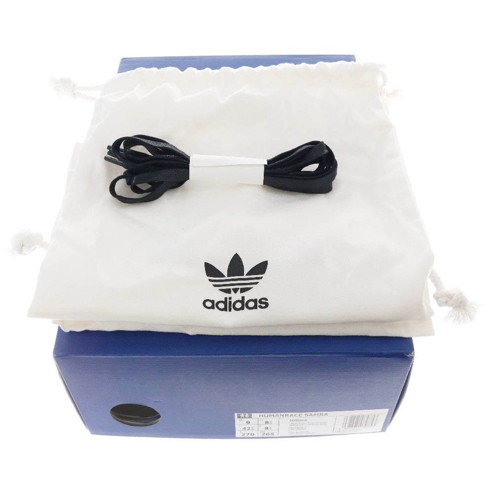 adidas(アディダス) HUMANRACE SAMBA ヒューマンレース サンバ ローカットスニーカー ホワイト/ブラック US9/27cm ID9065