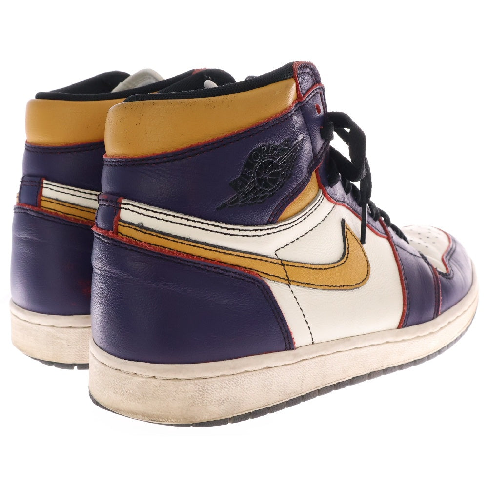 NIKE SB(ナイキエスビー) AIR JORDAN 1 RETRO HIGH OG DEFIANT LAKERS エアジョーダン1 ディフィアント レイカーズ シカゴ ハイカットスニーカー CD6578-507