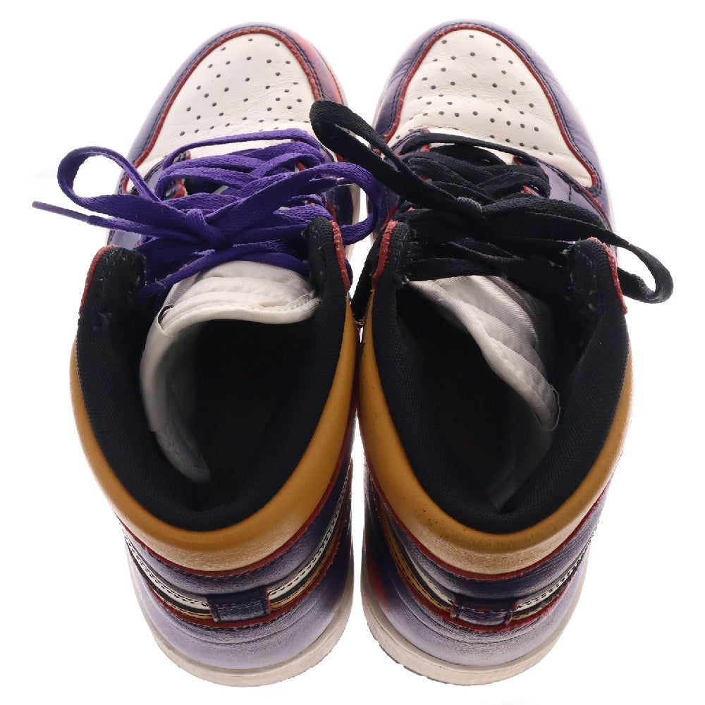 NIKE SB(ナイキエスビー) AIR JORDAN 1 RETRO HIGH OG DEFIANT LAKERS エアジョーダン1 ディフィアント レイカーズ シカゴ ハイカットスニーカー CD6578-507