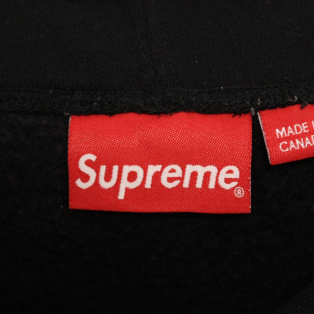 SUPREME(シュプリーム) 23AW Sleeve Arc Hooded Sweatshirt スリーブアーチロゴ プルオーバーパーカー ブラック