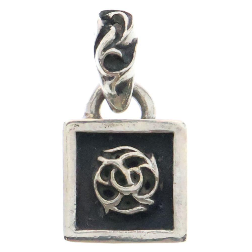 CHROME HEARTS(クロムハーツ) FRAMED FLRL フレームドフローラル チャーム ペンダントトップ シルバー