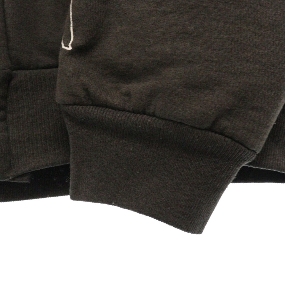 CHROME HEARTS(クロムハーツ) OLD Dagger Zip Hoodie オールドモデル ダガープリント 袖クロス 裏地サーマル ジップパーカーパーカー フーディー ブラック
