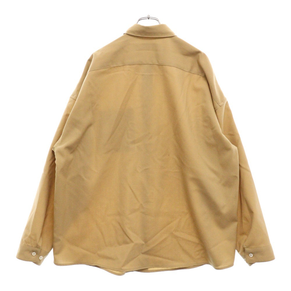 MARNI(マルニ) 24AW ウールトロピカル 長袖シャツ ベージュ CUMU0061A1 TW839