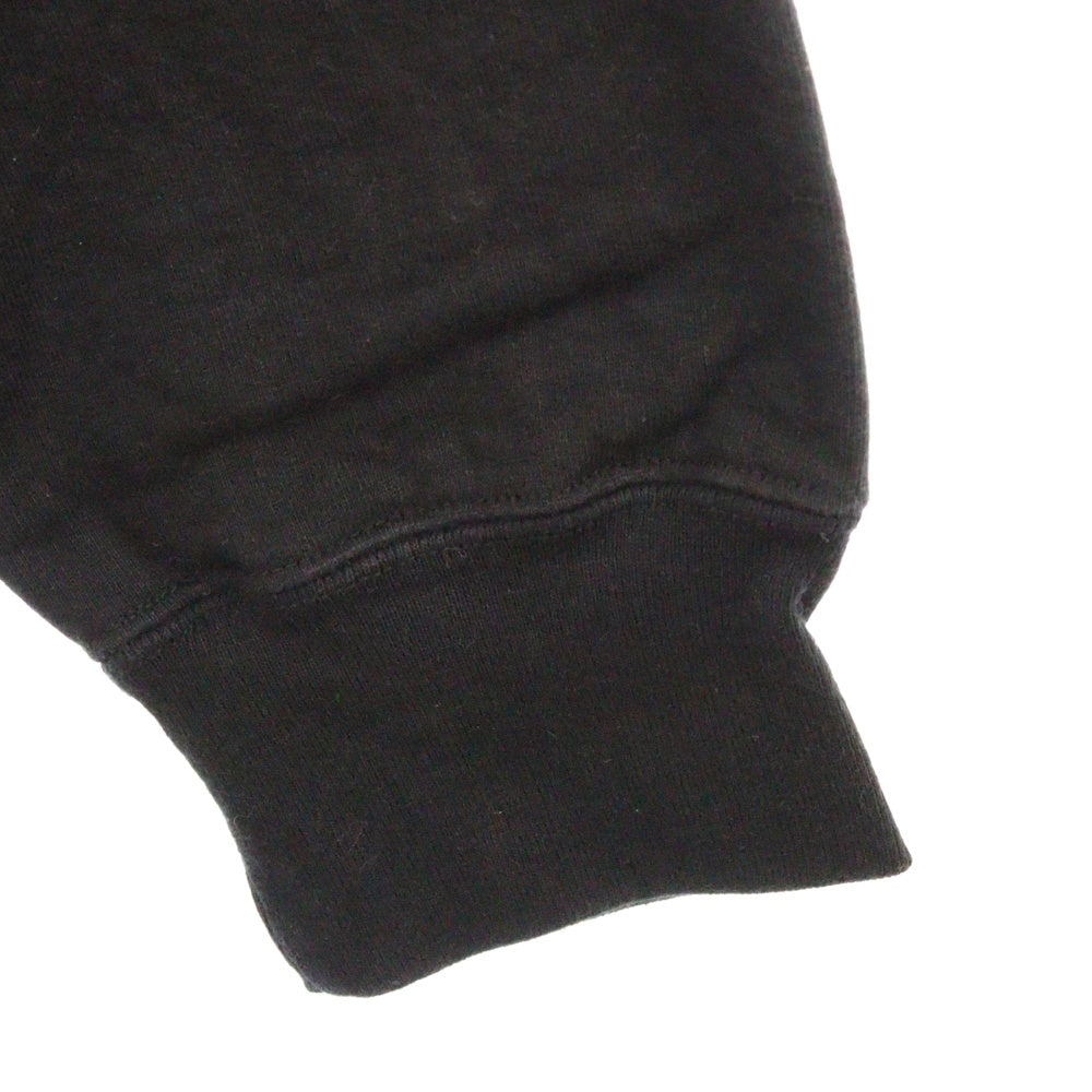 SUPREME(シュプリーム) 20AW ×Yohji Yamamoto Crewneck ヨウジヤマモト フロントロゴプリント クルーネックスウェットトレーナー ブラック