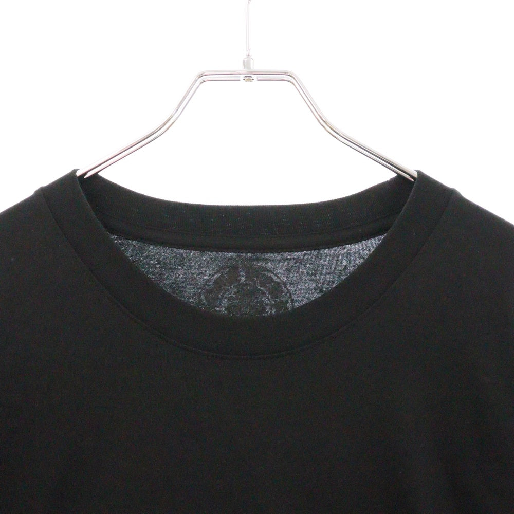 CHROME HEARTS(クロムハーツ) CH L S 1 バックスクロールラベルプリント ロングスリーブ 長袖Tシャツ ブラック