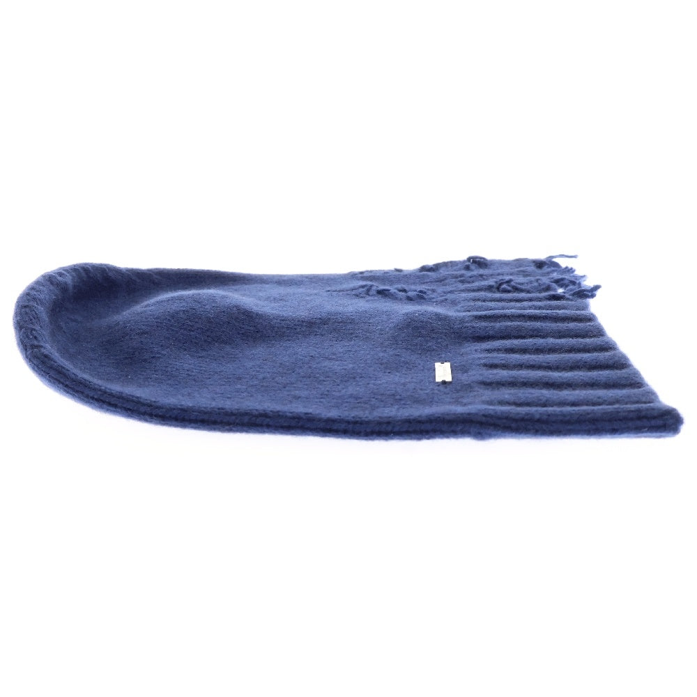 DSQUARED2(ディースクエアード) 10AW クラッシュ加工 カシミヤ ニットキャップ ビーニー 帽子 ネイビー S72TC062 S13814