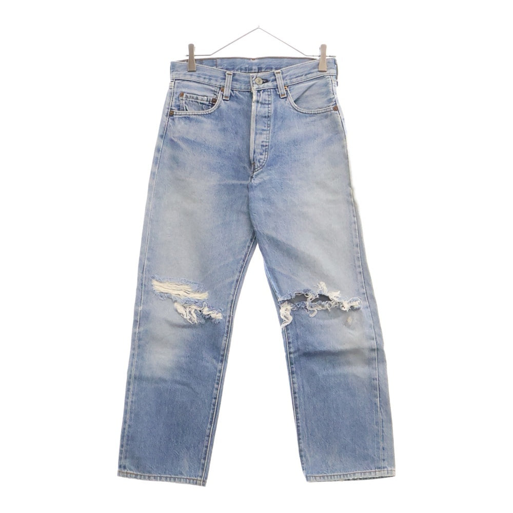 Levi's(リーバイス) 80s VINTAGE 501 スモールe 赤耳 ボタン裏524 ボタンフライデニムパンツ インディゴ