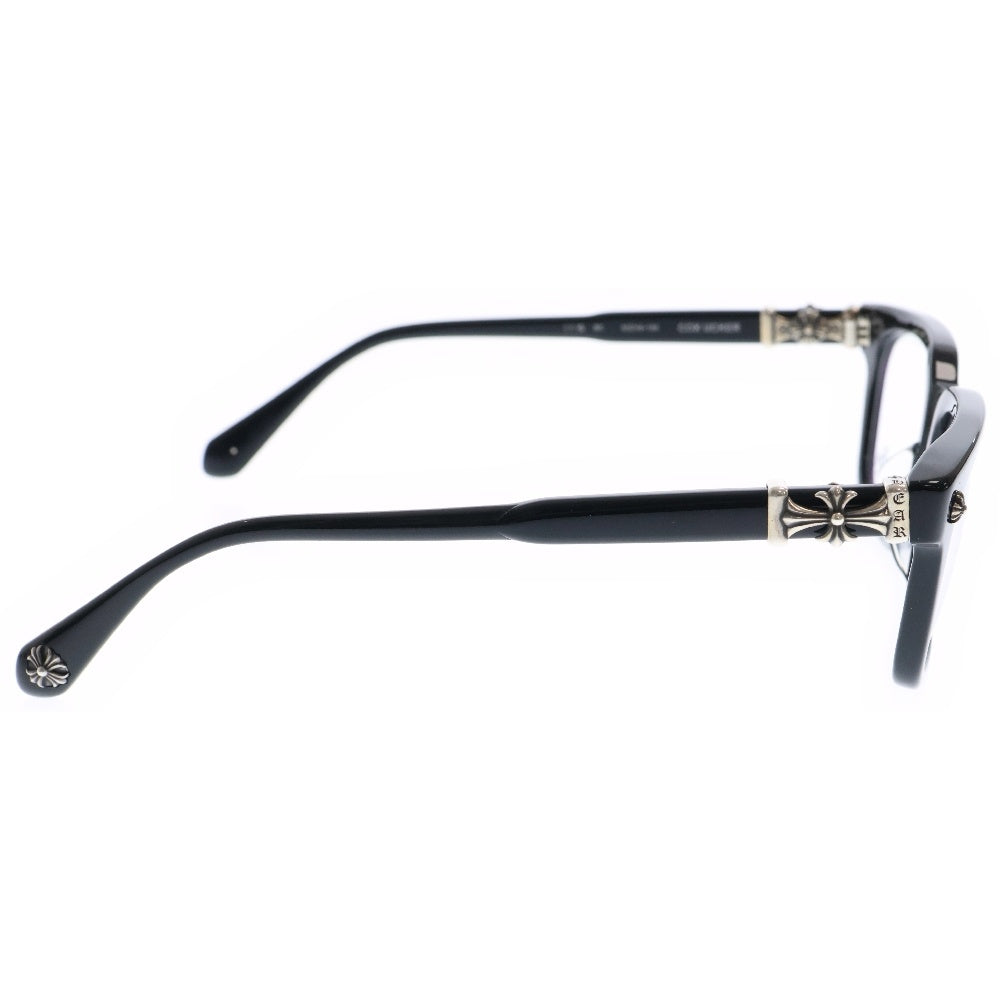 CHROME HEARTS(クロムハーツ) COX UCKER CHクロステンプル ウェリントン サングラス メガネ 眼鏡 ブラック/シルバー