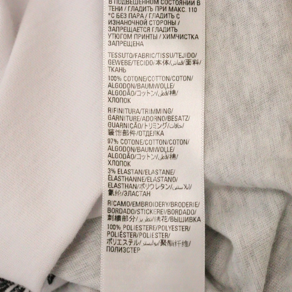 BALENCIAGA(バレンシアガ) 22SS UPSIDE DOWN アップサイド ダウン ダメージ加工 リメイク 半袖 Tシャツカットソー698811 ホワイト/グレー