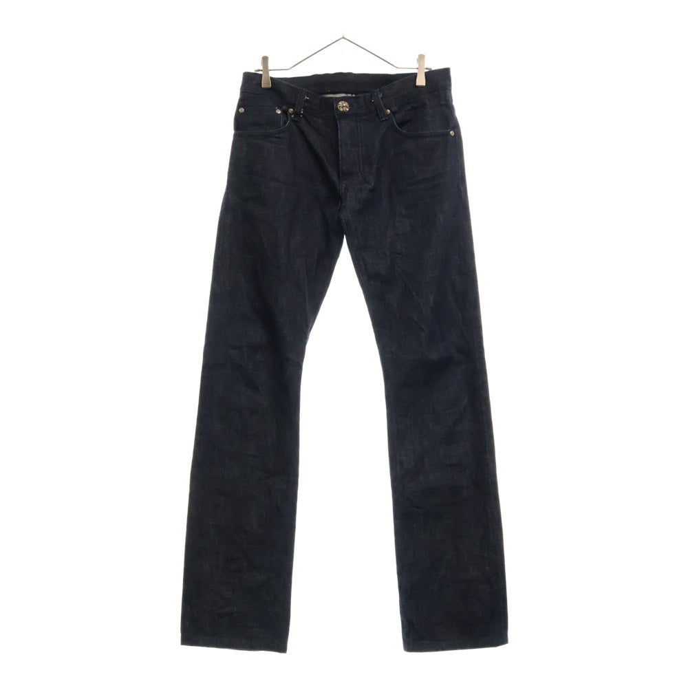 CHROME HEARTS(クロムハーツ) DENIM STRAIGHT PANTS 5POCKET デニムストレートパンツ5ポケット JVPタグ インディゴ