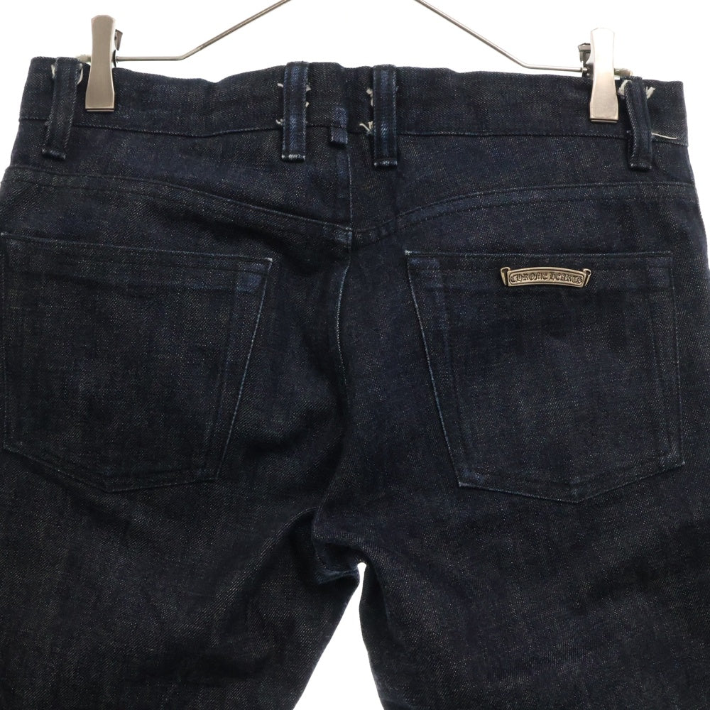 CHROME HEARTS(クロムハーツ) DENIM STRAIGHT PANTS 5POCKET デニムストレートパンツ5ポケット JVPタグ インディゴ