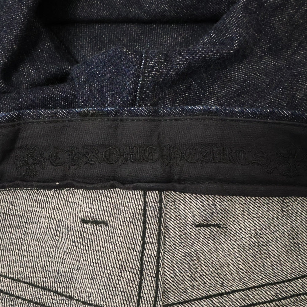 CHROME HEARTS(クロムハーツ) DENIM STRAIGHT PANTS 5POCKET デニムストレートパンツ5ポケット JVPタグ インディゴ