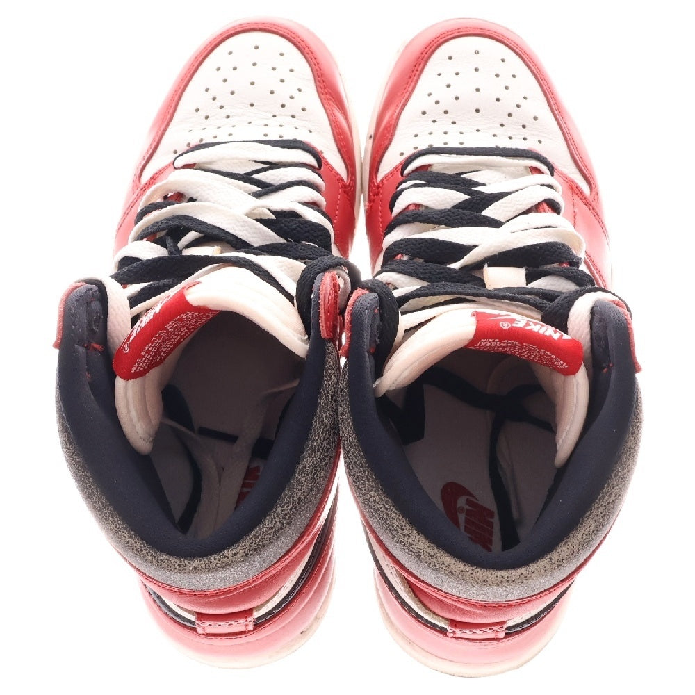 NIKE(ナイキ) AIR JORDAN 1 LOST&FOUND エアジョーダン1 ロスト&ファウンド シカゴ ハイカットスニーカー ホワイト/レッド US8.0/26.0cm DZ5485-612