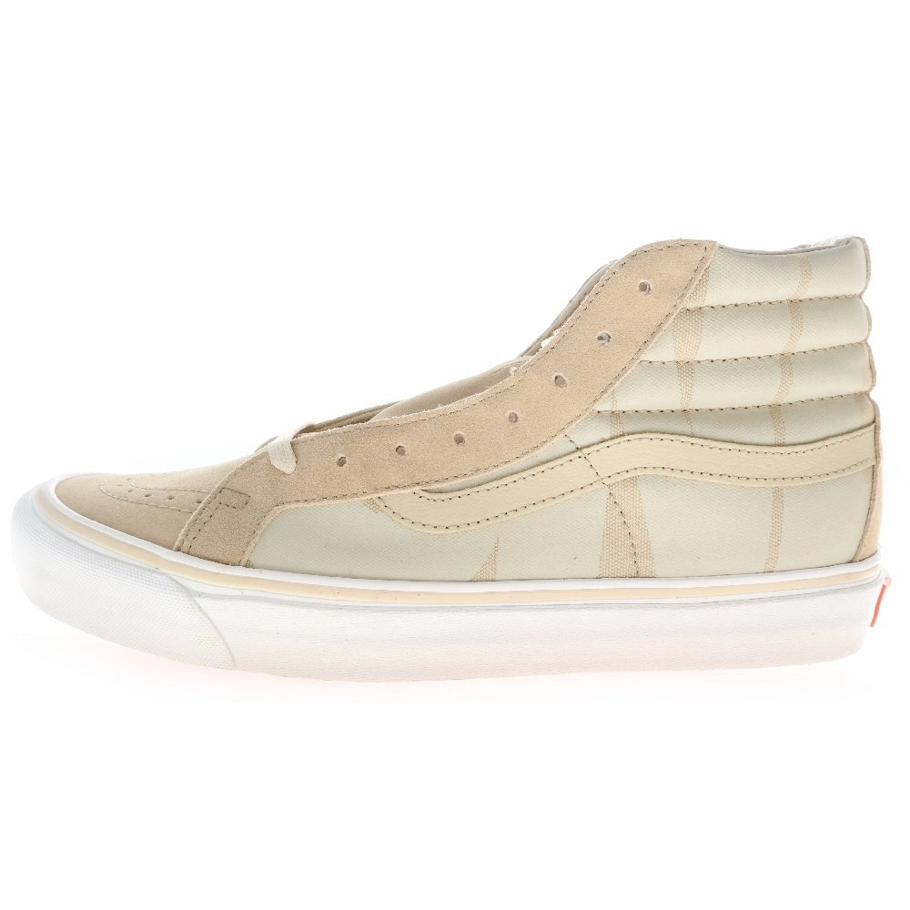 VANS(ヴァンズ) ×UNDEFEATED Sk8-Hi Desert Khaki アンディフィーテッド スケート ハイカットスニーカー ベージュ US10/28cm VN0A36C7PQ6